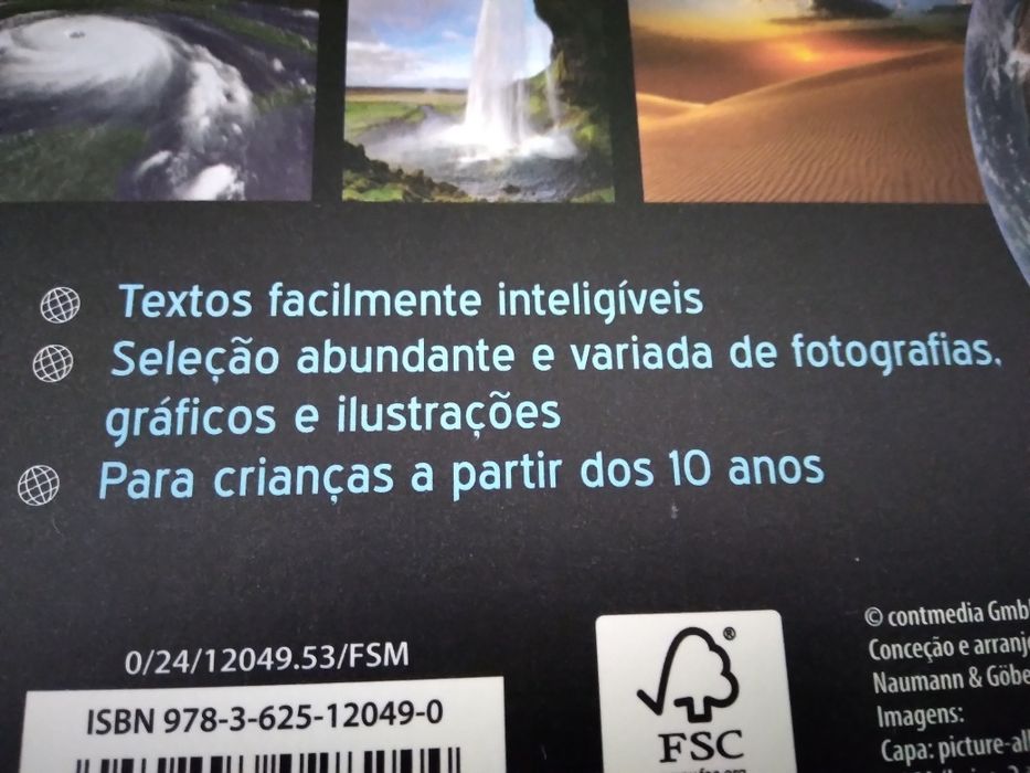 Livro A TERRA Oceanos Continentes Universo