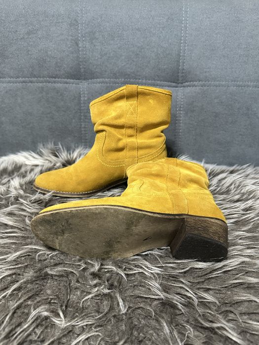 Козаки,замшеві черевики, натуральний замш ,колір гірчичний , 37,5-38 розмір