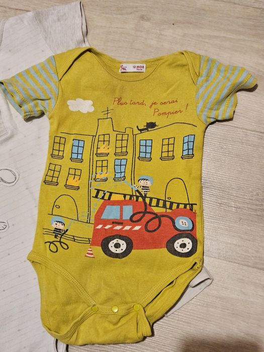 Пісочник і бодік 9-12 місяців. Хлопчик, дівчинка, немовля, комплект