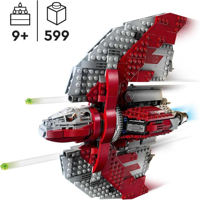 LEGO 75362 STAR WARS prom kosmiczny Jedi T-6 Ahsoki Tano niepełny komp