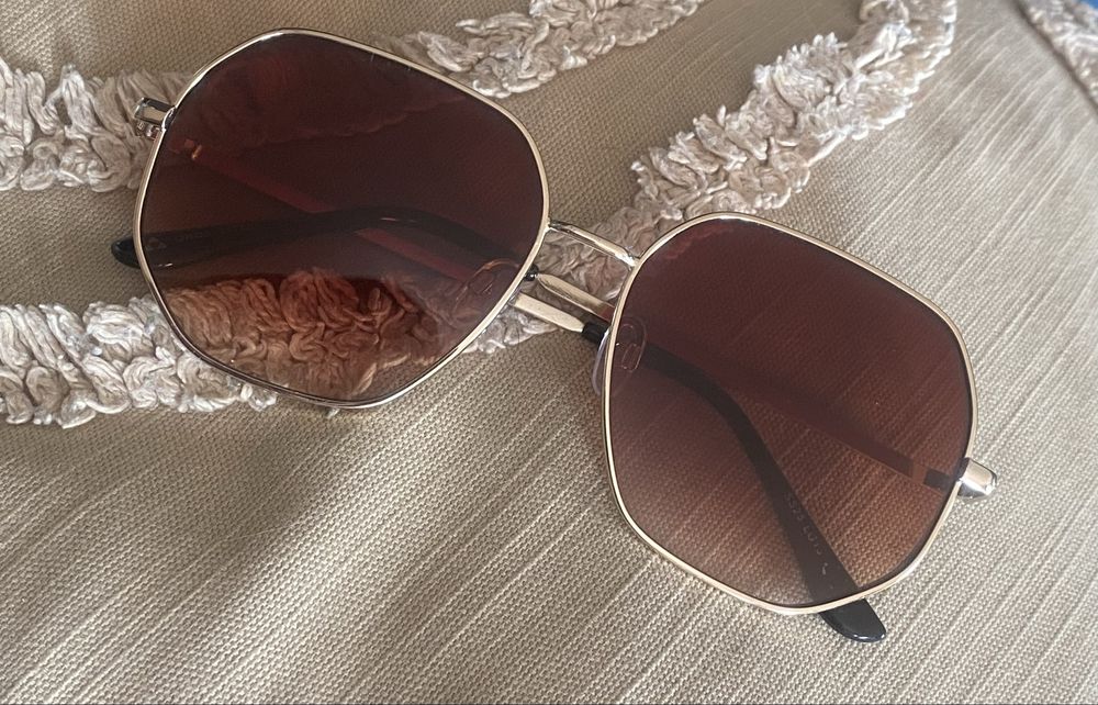 Okulary przeciwsłoneczne uv400 boho vintage jak nowr