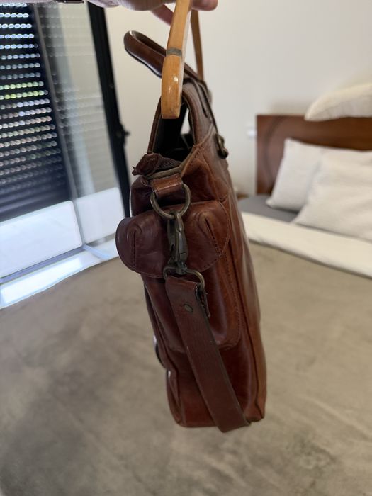 Pasta em pele (exterior 100% couro legítimo) marac Zara