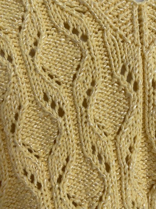 Яскрава жовта в’язана жилетка на розмір s-m