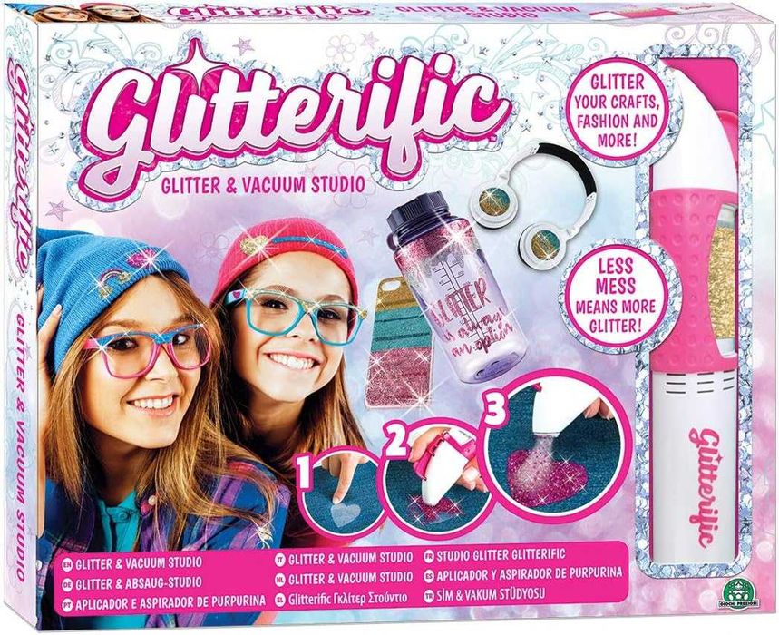 Glitterific Glitter & Vacuum Studio brokatowa pracowania zestaw