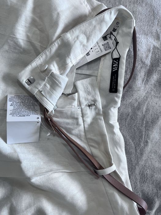 Штани літні лляні  розмір Л  Zara