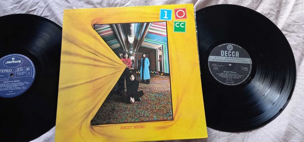 10cc ‎– Sheet Music e Deceptive Bends LP