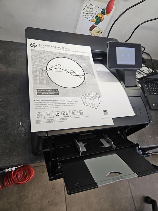 drukarka laserowa HP LaserJet M401dn (Pro 400), 2-stronna, tylko 31tys