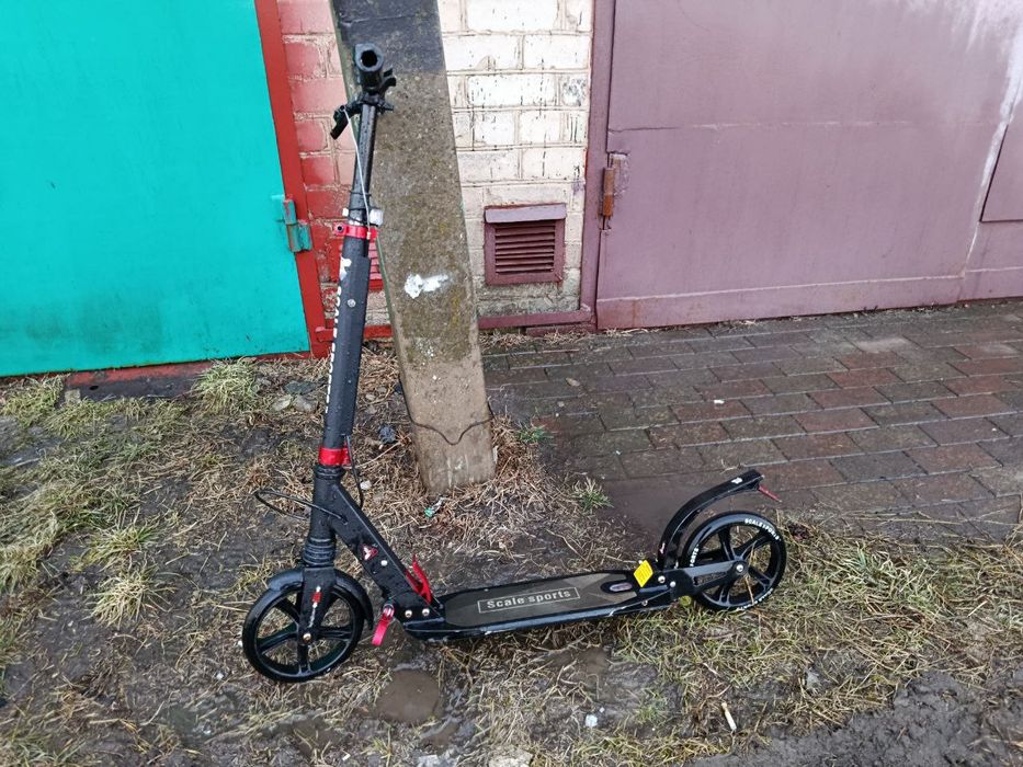 Продам самокат з великими колесами
