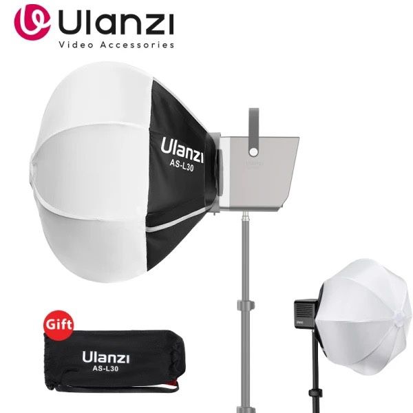 Софтбокс (куля) Ulanzi AS-L30 30cm mini Bowens mount Ulanzi L0 40W 60W