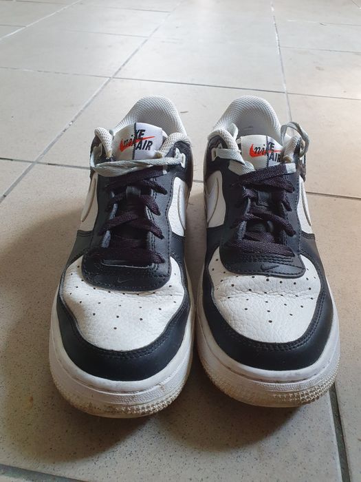 Buty air force czarno białe używane rozmiar 37,5