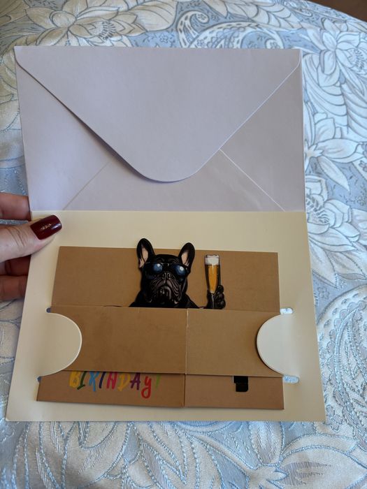 Объемная 3 д открытка