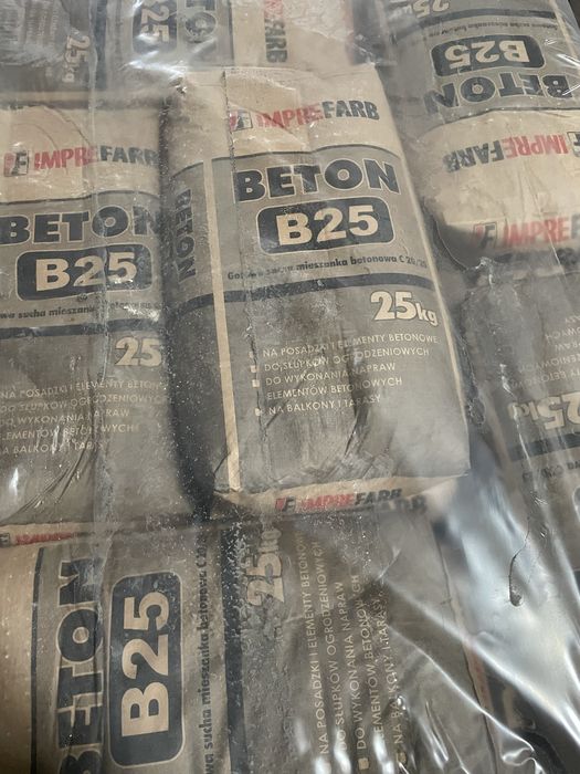 Beton B -25, zaprawa murarska