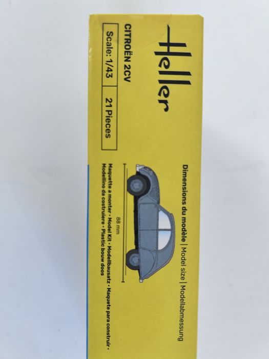 Samochód Citroen 2 CV model 1/43 Heller 80175
