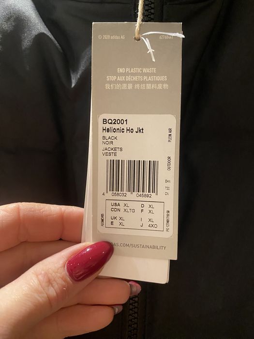 Adidas HELIONIC kurtka puchowa Nowa XL