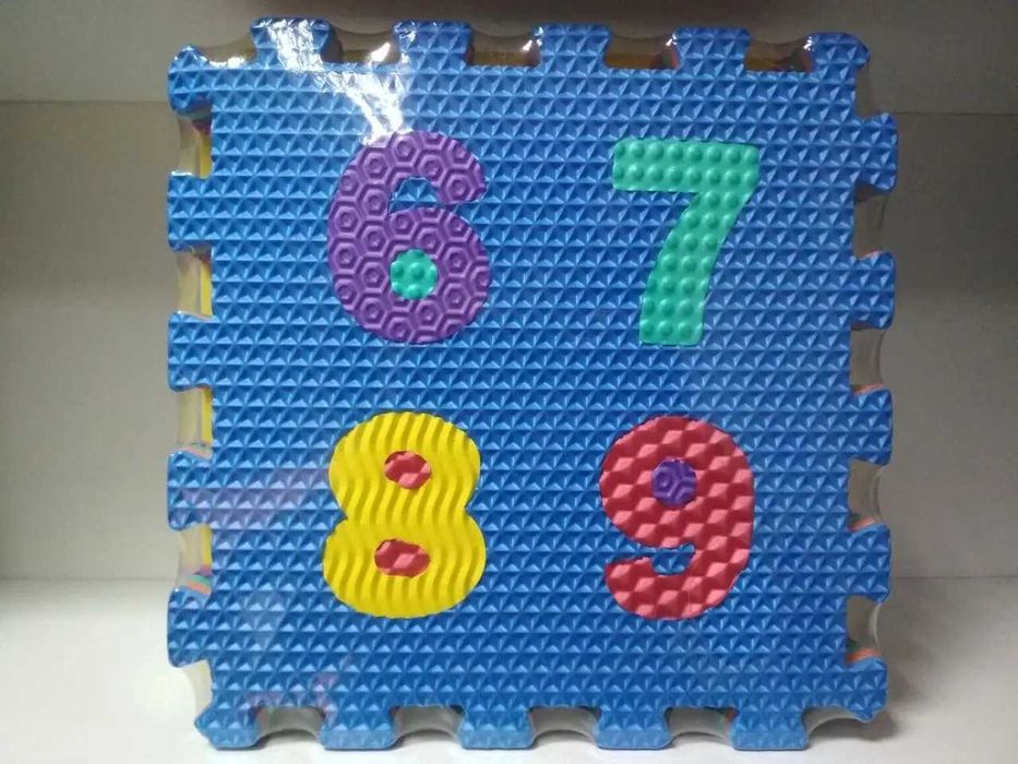 Килимок-пазл масажний аглійська абетка, цифри