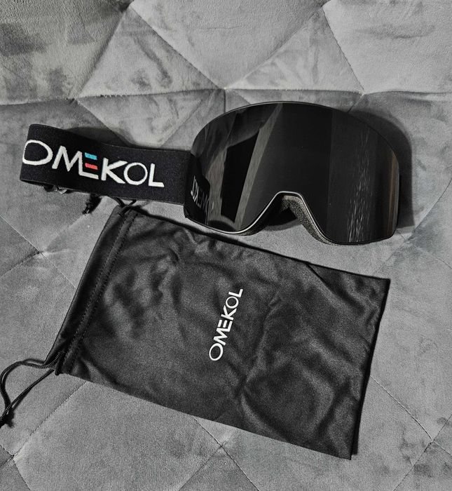 Лижні окуляри OMEKOL, лижна маска, лыжные очки, лыжная маска + чохол