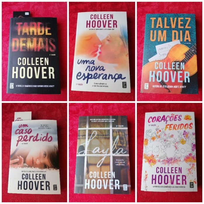 23 livros Colleen Hoover-NOVOS-Desde 7,90€-Portes grátis-ler descrição