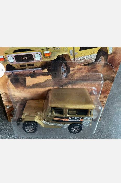 Toyota land cruiser fj 40 bj 40 escala 1:64 matchbox raro brinquedo