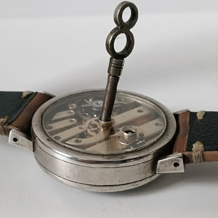 Patek Philipe & Co. Koperta ze srebra. Pasówka.