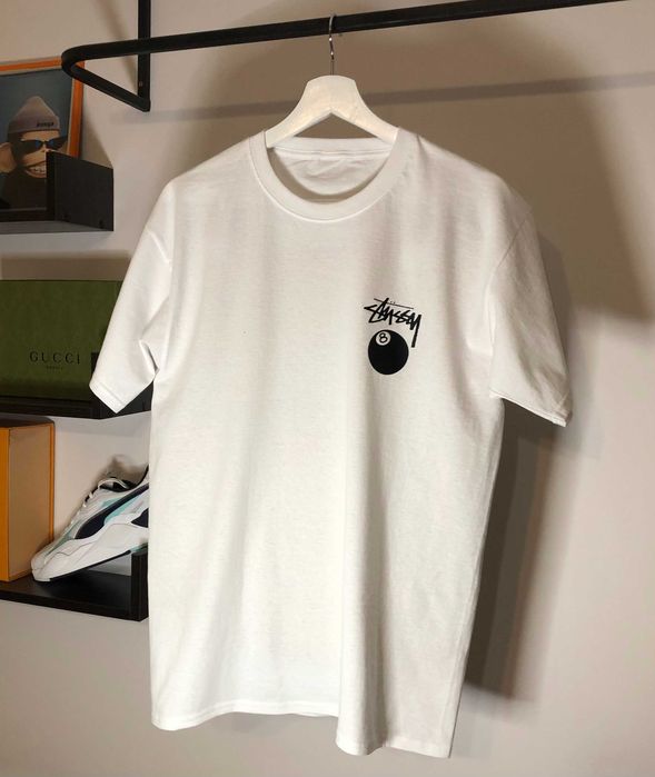 Футболка Stussy 8 Ball (білого кольору): 440 грн. - Футболки Вінниця на Olx