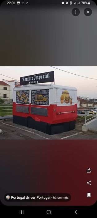 Roulote ,lanchonete de rua