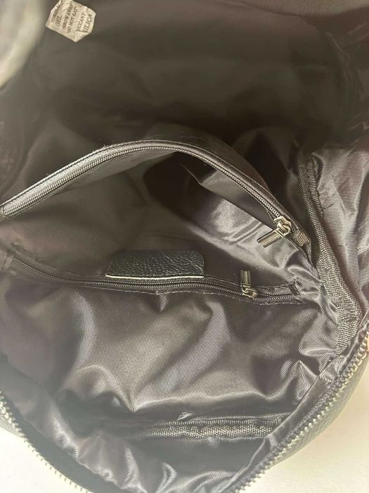 Elegancki czarny plecak damski skórzany stylowy dla kobiet