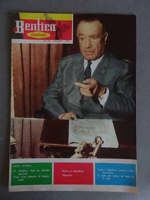 Revista O Benfica Ilustrado nº 94 ano 1965