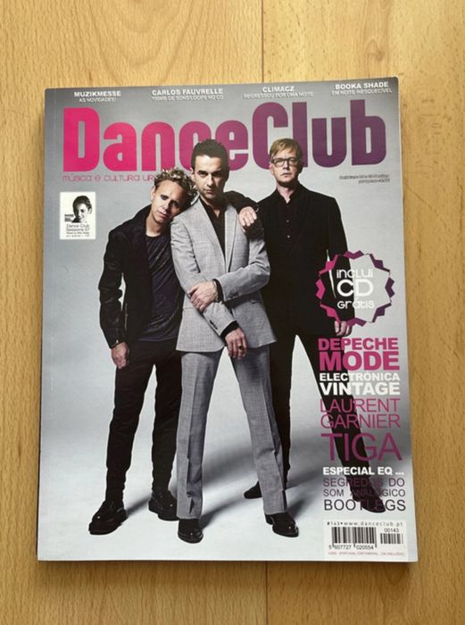 Revista “Dance Club” com Depeche Mode na capa