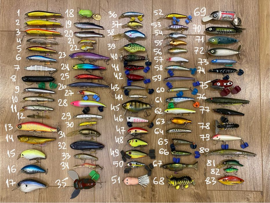 Воблери Японія, оригінали, кренки, рибалка на щуку, окуня, судака