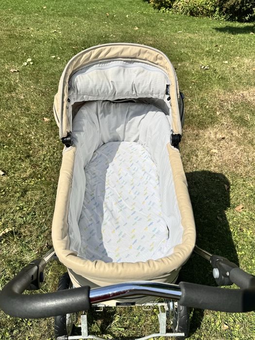 Wózek premium Emmaljunga Mondial Duo S głęboki, spacerówka i torba