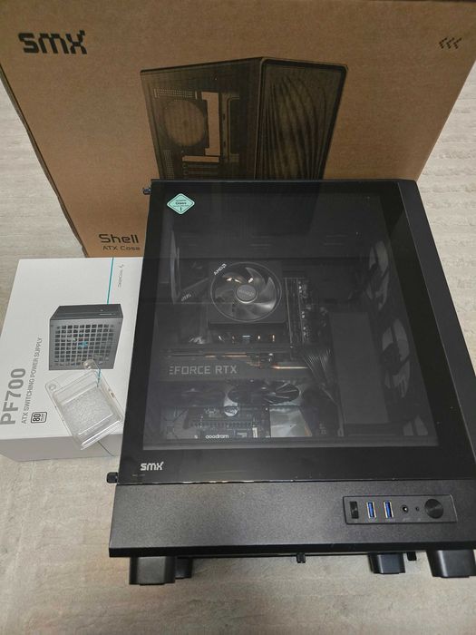 Komputer gamingowy ARGB - RTX 3080 - Ryzen 5600 - 32GB DDR4 - 1TB M.2 - 700W