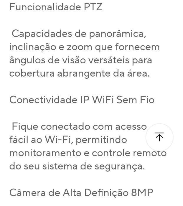 Camara vigilância 8 mp novo em caixa