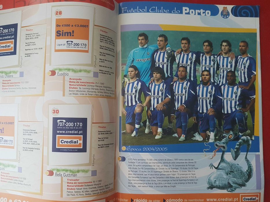 Caricaturas Benfica, Sporting e Porto, Jornal 'A Bola' Caderneta Cromos Completa