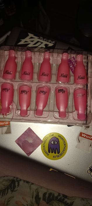 Klipsy do usuwania hybrydy, żelu, akrylu Zwap 10 szt