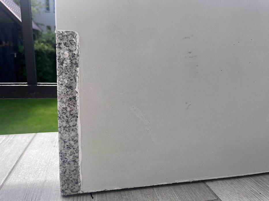 Parapety granitowe (szare) używane 5 szt.