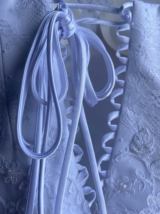 Suknia Slubna w stylu BOHO na gorsecie