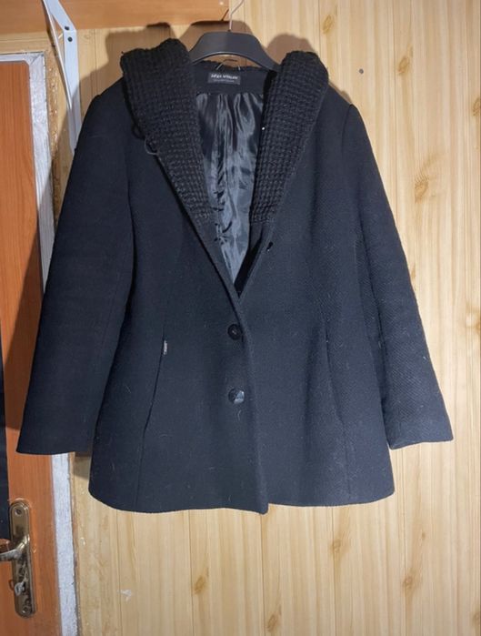 Płaszcz 70% wełna XL