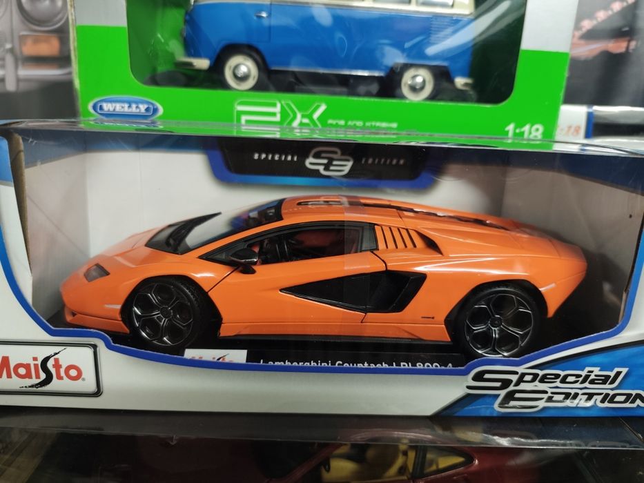1/18 Lamborghini Countach maisto carro coleção miniatura