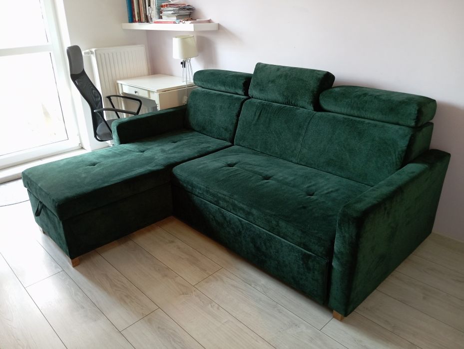 Narożnik z funkcją spania