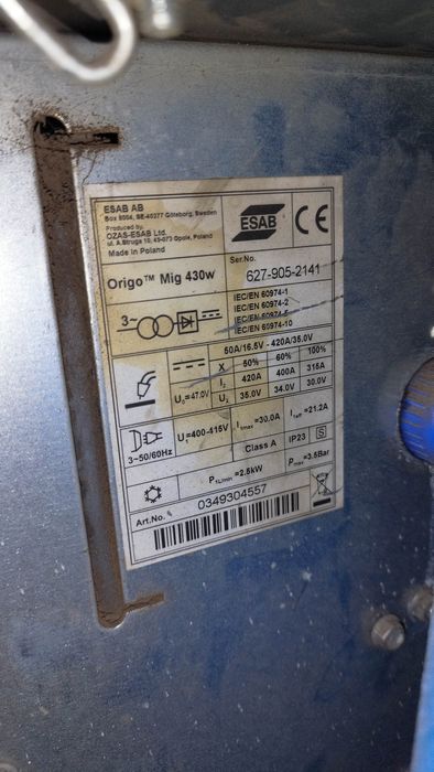 Spawarka ESAB Origo Mig 430W
