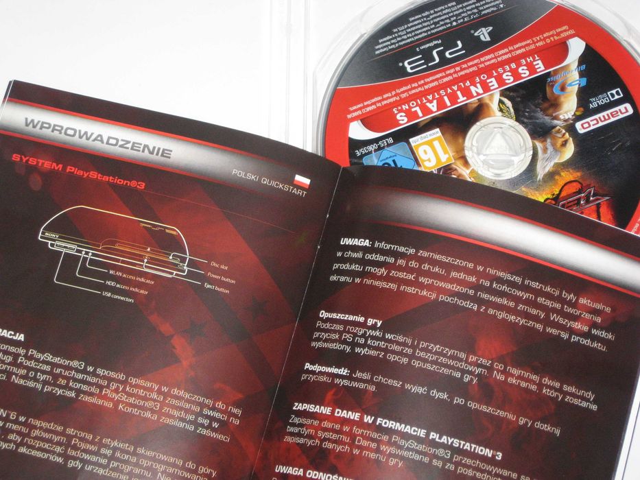 Tekken 6 PS3 Play Station 3xA! bdb! jak NOWA!