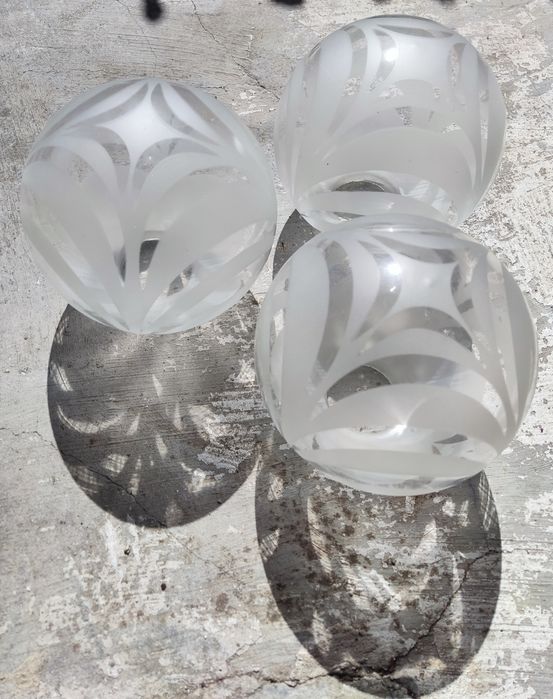 Glass Table Lamps (2 Different Patterns/Designs)
