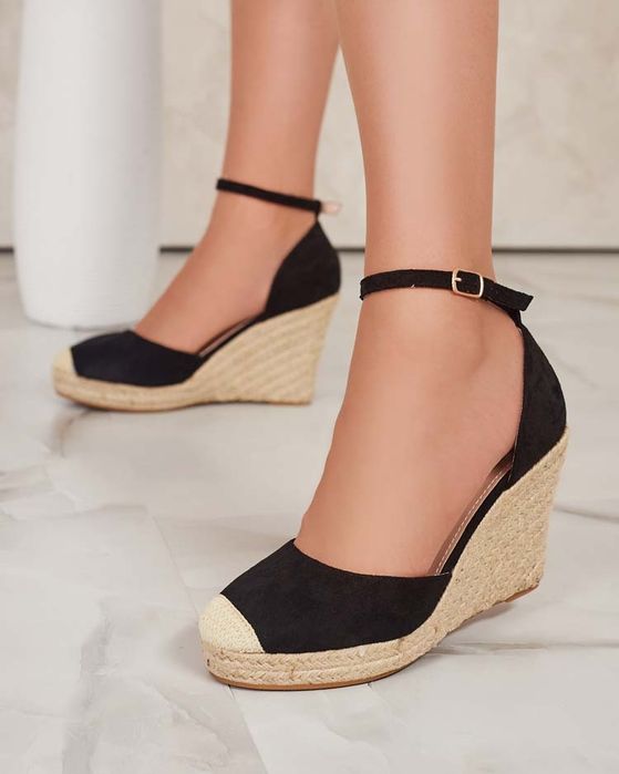 36 37 38 sandały 39 40 41 espadryle na koturnie z sznurkiem jutowym la