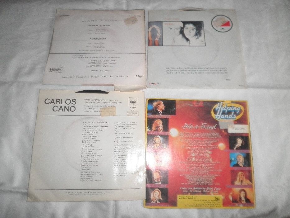 Discos vinil 45r--(40-alguns repetidos)valor de todos