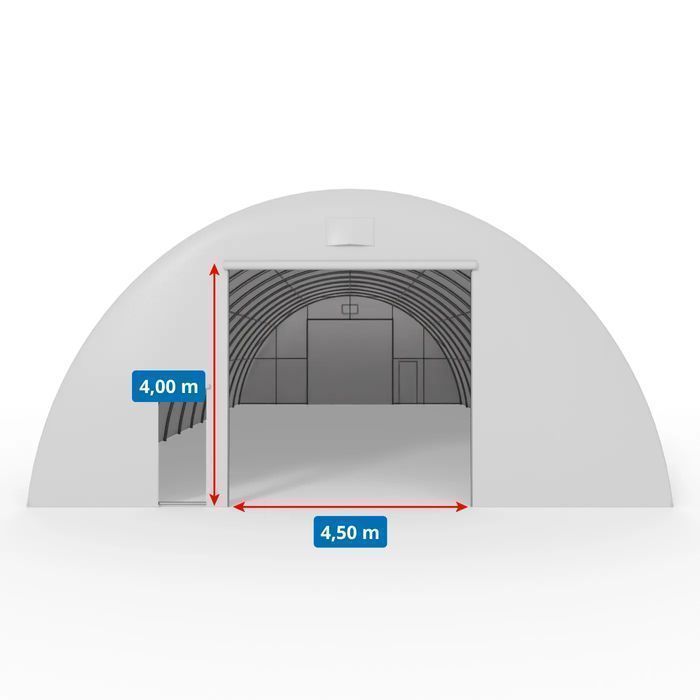 Hala łukowa 12,2x18m Całoroczna! namiot magazynowy, garaż