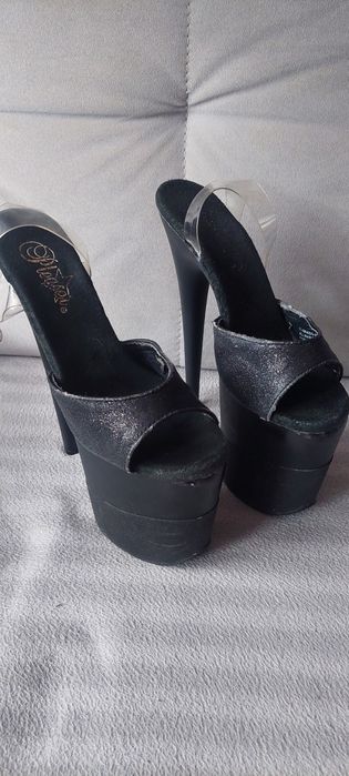 Buty Pleaser czarne pole dance exotic