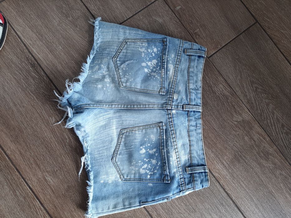 DENIM CO krótkie spodenki damskie modne jeansowe 34
