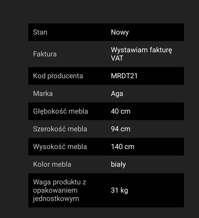 Toaleta z lustrem