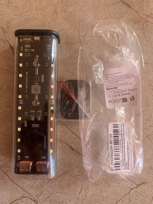 Корпус для Power Bank 21700, 4 слоти