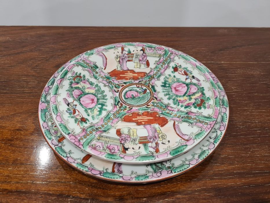 2 Pratos porcelana Macau